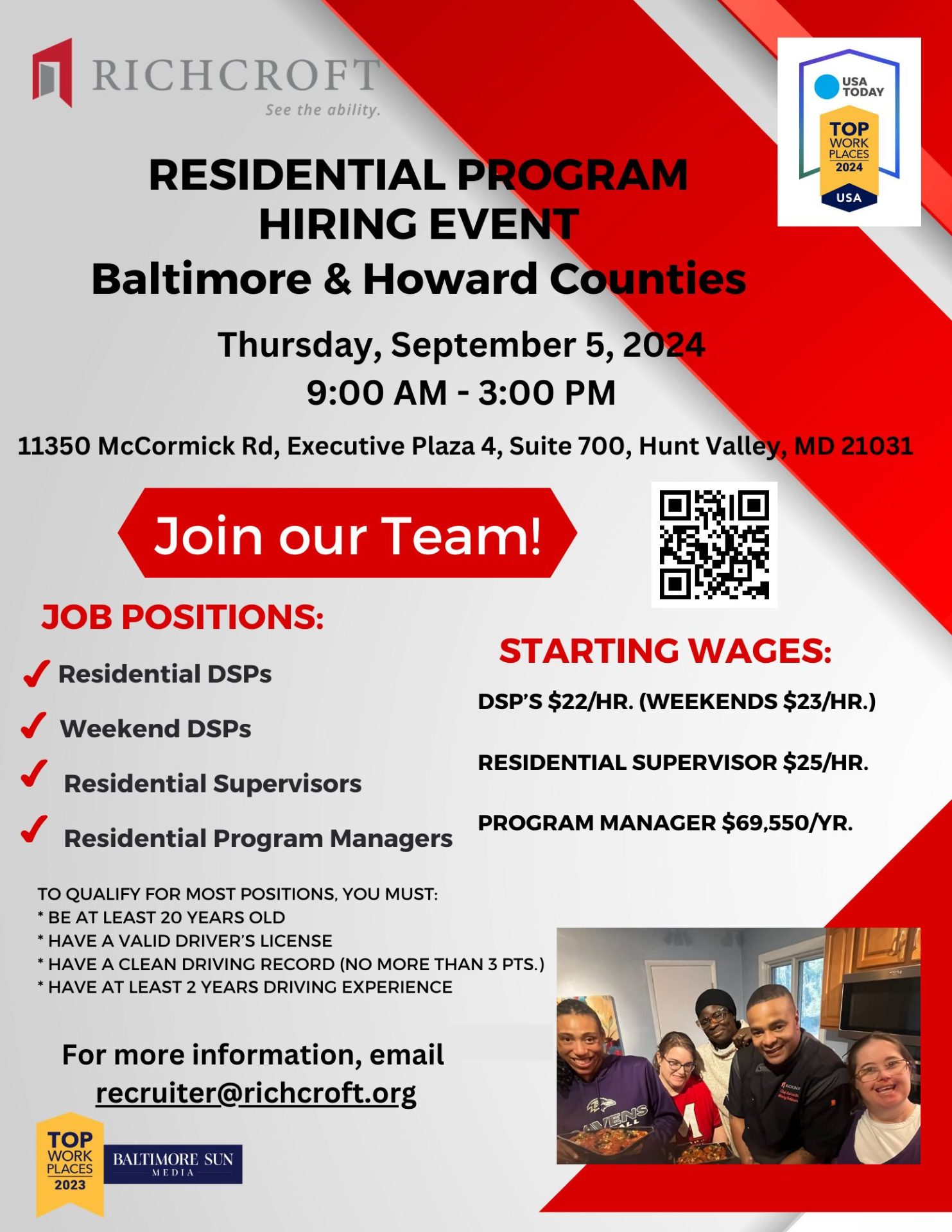 Hiring Event Flyer