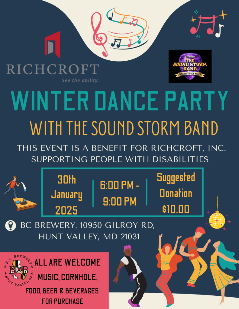 Richcroft Dance Party Flyer